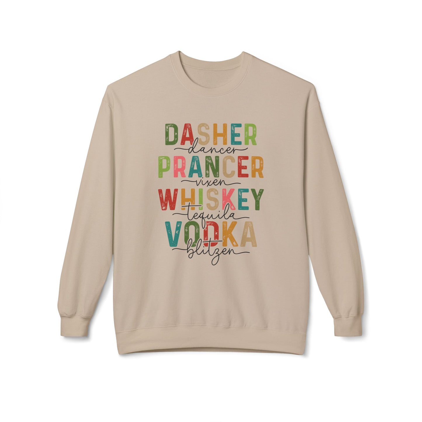 Dasher. Prancer. Whiskey. Vodka