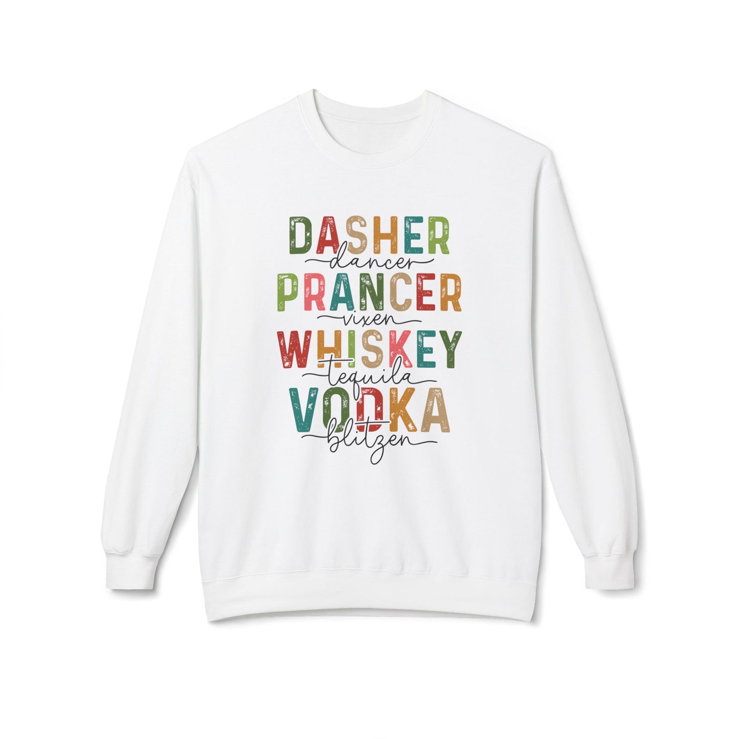 Dasher. Prancer. Whiskey. Vodka